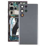 For Samsung Galaxy S22 Ultra 5G SM-S908B Battery Back Cover with Camera Lens Cover (Grey) Eurekaonline