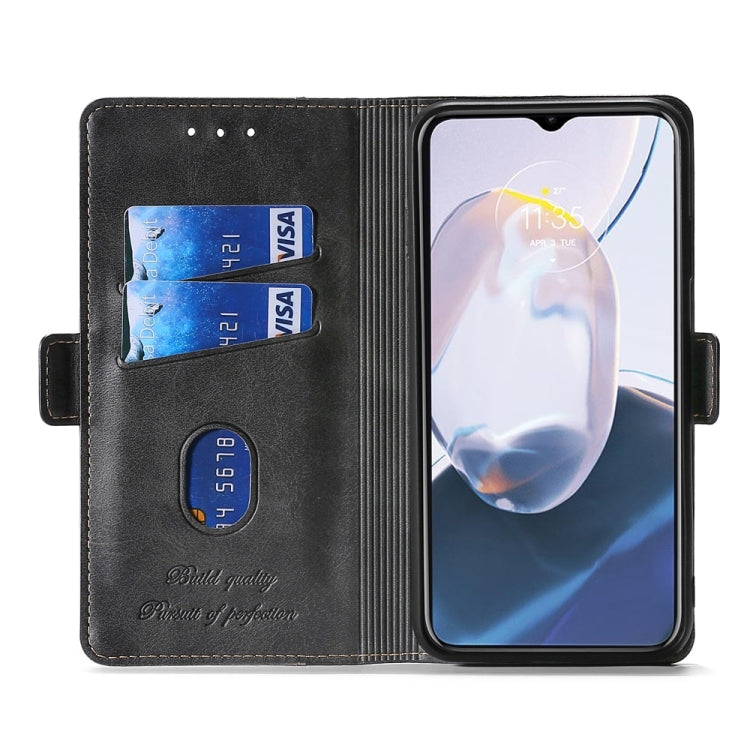 For Samsung Galaxy S23 5G Contrast Color Side Buckle Leather Phone Case(Blue+Grey) Eurekaonline