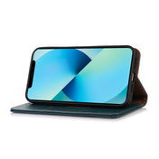For Samsung Galaxy S23+ 5G KHAZNEH Nappa Top Layer Cowhide Leather Phone Case(Green) Eurekaonline