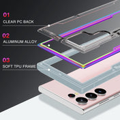 For Samsung Galaxy S23 Ultra 5G Defender Metal Clear PC Soft TPU Phone Case(Colorful) Eurekaonline