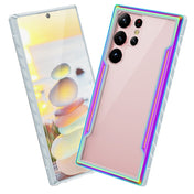For Samsung Galaxy S23 Ultra 5G Defender Metal Clear PC Soft TPU Phone Case(Colorful) Eurekaonline