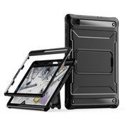 For Samsung Galaxy Tab S6 Lite Explorer PC + TPU Tablet Protective Case with Pen Slot(Black) Eurekaonline