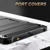 For Samsung Galaxy Tab S6 Lite Explorer PC + TPU Tablet Protective Case with Pen Slot(Black) Eurekaonline