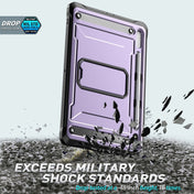 For Samsung Galaxy Tab S7/S8 Explorer PC + TPU Tablet Protective Case with Pen Slot(Purple) Eurekaonline