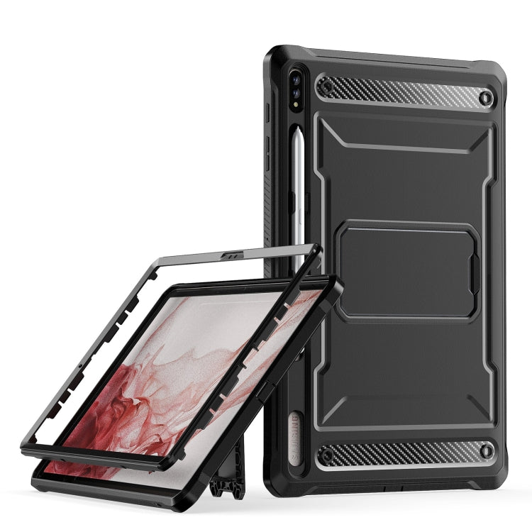 S7 FE Explorer PC + TPU Tablet Protective Case(Black) Eurekaonline