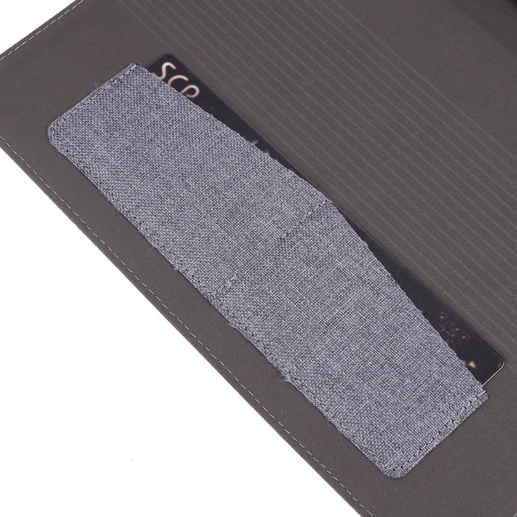 For Samsung Galaxy Tab S8 Ultra Horizontal Flip Fabric Leather Tablet Case with Card Slots & Holder(Rose Red) Eurekaonline