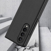 For Samsung Galaxy Z Fold4 GKK Integrated Ultra-thin Folding Leather Phone Case with Stand(Wine Red) Eurekaonline