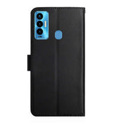 For Tecno Camon 18i Genuine Leather Fingerprint-proof Horizontal Flip Phone Case(Black) Eurekaonline