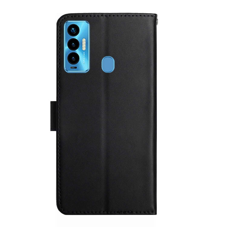 For Tecno Camon 18i Genuine Leather Fingerprint-proof Horizontal Flip Phone Case(Black) Eurekaonline