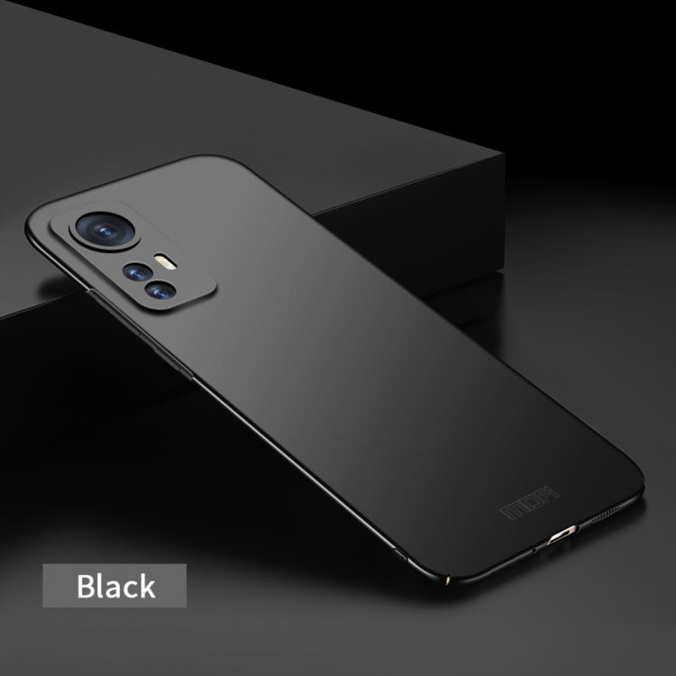  12X MOFI Frosted PC Ultra-thin Hard Phone Case(Black) Eurekaonline