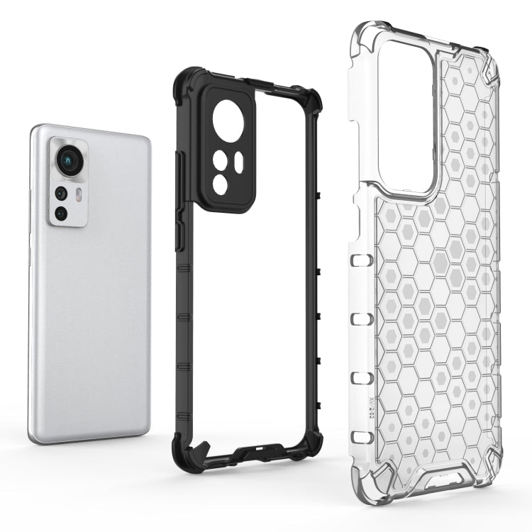 For Xiaomi 12 5G Shockproof Honeycomb PC + TPU Phone Case(Green) Eurekaonline