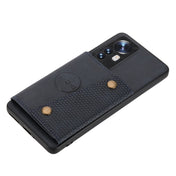 For Xiaomi 12 Double Buckle PU + TPU Shockproof Magnetic Phone Case(Blue) Eurekaonline