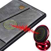 For Xiaomi 12 Double Buckle PU + TPU Shockproof Magnetic Phone Case(Grey) Eurekaonline