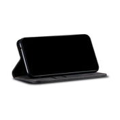 For Xiaomi 12 Pro/12S Pro Denim Texture Casual Style Leather Phone Case(Black) Eurekaonline