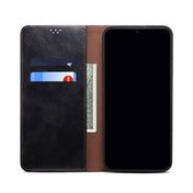 For Xiaomi 12 Pro/12S Pro Simple Wax Crazy Horse Texture Leather Phone Case(Black) Eurekaonline