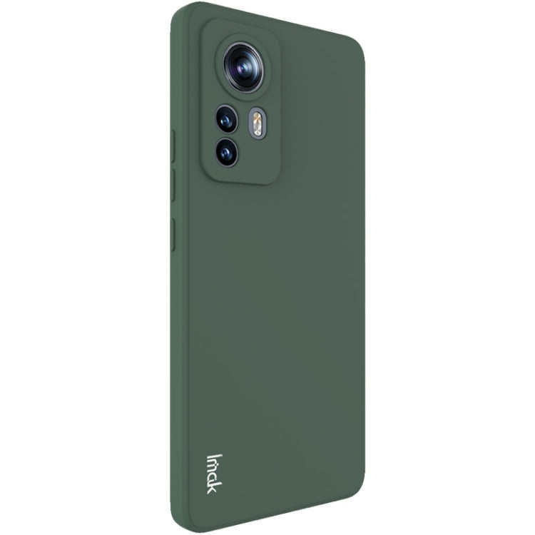 For Xiaomi 12 Pro IMAK UC-4 Series Straight Edge TPU Soft Phone Case(Dark Green) Eurekaonline