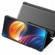 For Xiaomi 12 Pro Plated Mirror Horizontal Flip Leather Case with Holder(Purple Blue) Eurekaonline