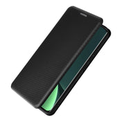 For Xiaomi 13 Carbon Fiber Texture Flip Leather Phone Case(Black) Eurekaonline