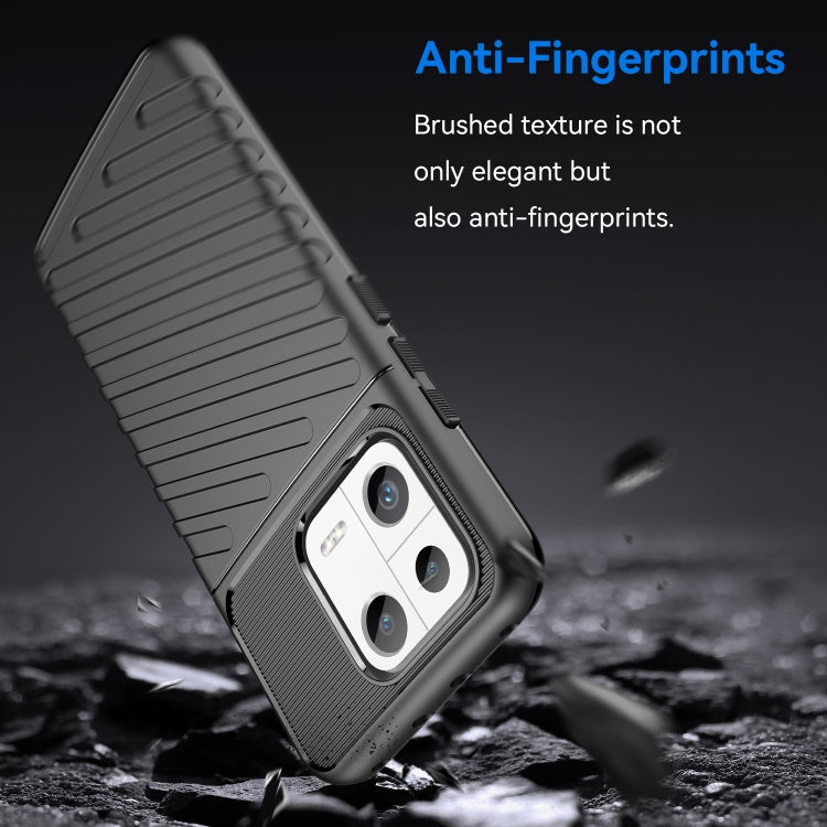 For Xiaomi 13 Thunderbolt Shockproof TPU Protective Soft Phone Case(Black) Eurekaonline