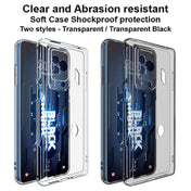 For Xiaomi Black Shark 5 Pro IMAK UX-5 Series Transparent TPU Phone Case(Transparent Black) Eurekaonline