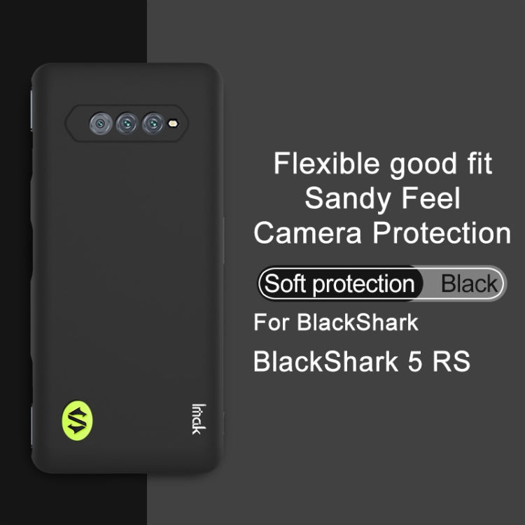 For Xiaomi Black Shark 5 RS IMAK UC-3 Series Shockproof Frosted TPU Phone Case(Black) Eurekaonline