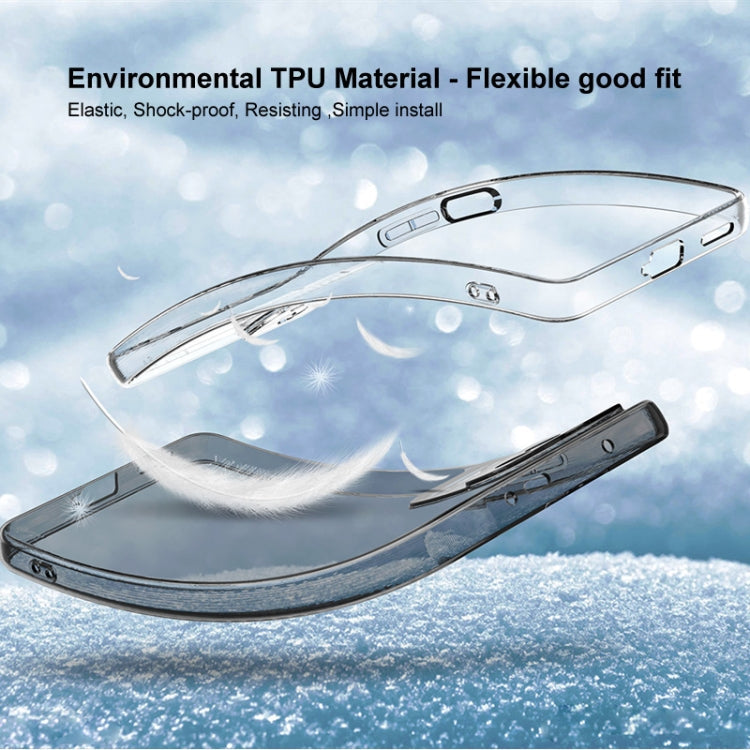 For Xiaomi Black Shark 5 RS IMAK UX-5 Series Transparent TPU Phone Case(Transparent Black) Eurekaonline
