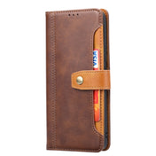 For Xiaomi Mi 11 Lite Calf Texture Double Fold Clasp Horizontal Flip Leather Case with Photo Frame & Holder & Card Slots & Wallet(Brown) Eurekaonline