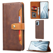 For Xiaomi Mi 11 Lite Calf Texture Double Fold Clasp Horizontal Flip Leather Case with Photo Frame & Holder & Card Slots & Wallet(Brown) Eurekaonline