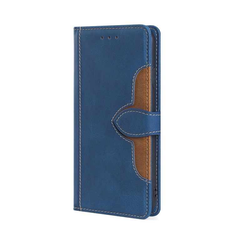 For Xiaomi Mi 11 Skin Feel Straw Hat Magnetic Buckle Leather Phone Case(Blue) Eurekaonline