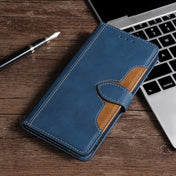 For Xiaomi Mi 11 Skin Feel Straw Hat Magnetic Buckle Leather Phone Case(Blue) Eurekaonline