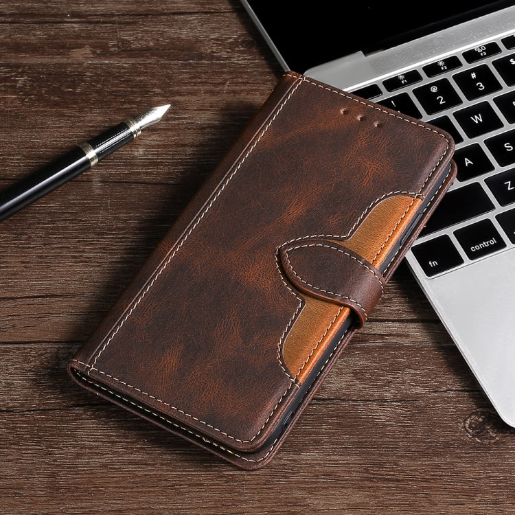 For Xiaomi Mi 11 Skin Feel Straw Hat Magnetic Buckle Leather Phone Case(Brown) Eurekaonline