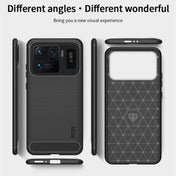 For Xiaomi Mi 11 Ultra MOFI Gentleness Series Brushed Texture Carbon Fiber Soft TPU Case(Gray) Eurekaonline