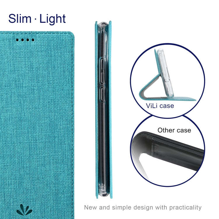 For Xiaomi Mi 11 Ultra ViLi DMX Series Shockproof TPU + PU Leather Magnetic Attraction Horizontal Flip Case with Card Slot & Holder(Blue) Eurekaonline