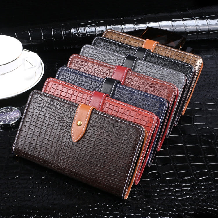 For Xiaomi Mi 11 Ultra idewei Crocodile Texture Horizontal Flip Leather Case with Holder & Card Slots & Wallet(Black) Eurekaonline