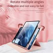 For Xiaomi Pad 5 Pro 12.4 Acrylic 360 Degree Rotation Holder Tablet Leather Case(Black) Eurekaonline