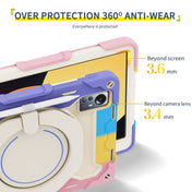 For Xiaomi Pad 5 Pro 12.4 Armor Contrast Color Silicone + PC Tablet Case(Colorful Pink) Eurekaonline