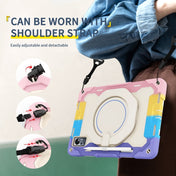 For Xiaomi Pad 5 Pro 12.4 Armor Contrast Color Silicone + PC Tablet Case(Colorful Pink) Eurekaonline