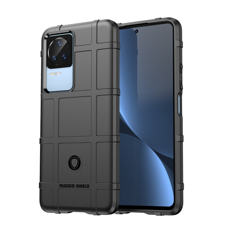 For Xiaomi Poco F4 Full Coverage Shockproof TPU Case(Black) Eurekaonline
