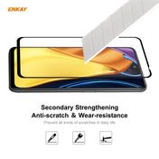 For Xiaomi Poco M3 Pro / Redmi Note 10 5G ENKAY Hat-Prince Full Glue 0.26mm 9H 2.5D Tempered Glass Full Coverage Film Eurekaonline