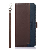 For Xiaomi Poco M5 5G / 4G KHAZNEH Litchi Texture Leather RFID Phone Case(Brown) Eurekaonline