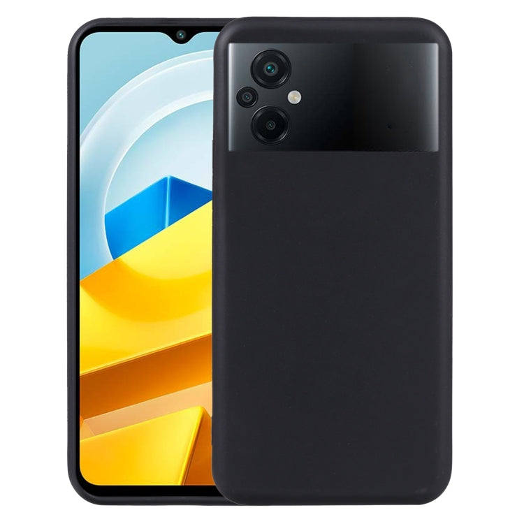 For Xiaomi Poco M5 TPU Phone Case(Black) Eurekaonline