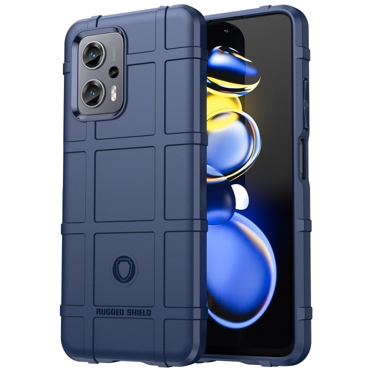 For Xiaomi Poco X4 GT Full Coverage Shockproof TPU Case(Blue) Eurekaonline
