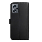For Xiaomi Poco X4 GT Genuine Leather Fingerprint-proof Horizontal Flip Phone Case(Black) Eurekaonline