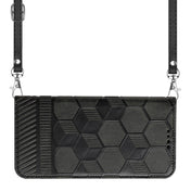 For Xiaomi Poco X4 Pro 5G Crossbody Football Texture Magnetic PU Phone Case(Black) Eurekaonline