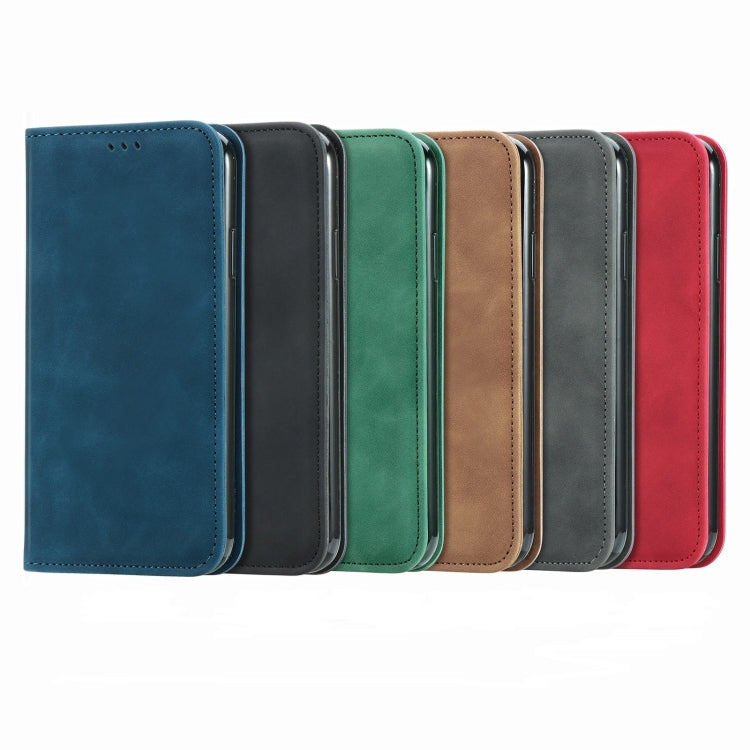 For Xiaomi Poco X4 Pro 5G Retro Skin Feel Magnetic Flip Leather Phone Case(Brown) Eurekaonline