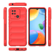 For Xiaomi Redmi 10C Magic Shield TPU + Flannel Phone Case(Purple) Eurekaonline