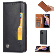 For Xiaomi Redmi Note 11 5G Domestic Version / Poco M4 Pro Knead Skin Texture Leather Phone Case(Black) Eurekaonline