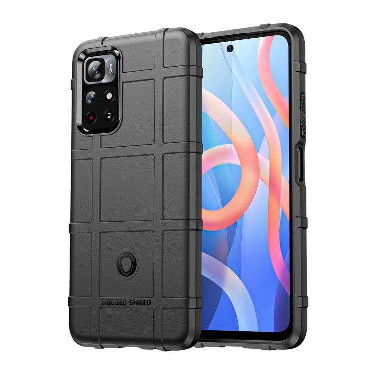 For Xiaomi Redmi Note 11 5G Full Coverage Shockproof TPU Phone Case(Black) Eurekaonline