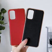 For Xiaomi Redmi Note 11 Global/Note 11S 4G Genuine Leather Luolai Series Electroplating Phone Case(Dark Green) Eurekaonline