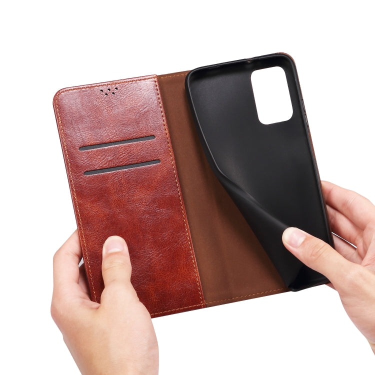 For Xiaomi Redmi Note 11 Pro / 11 Pro+ Oil Wax Texture Flip Leather Phone Case with Card Slots & Wallet(Brown) Eurekaonline